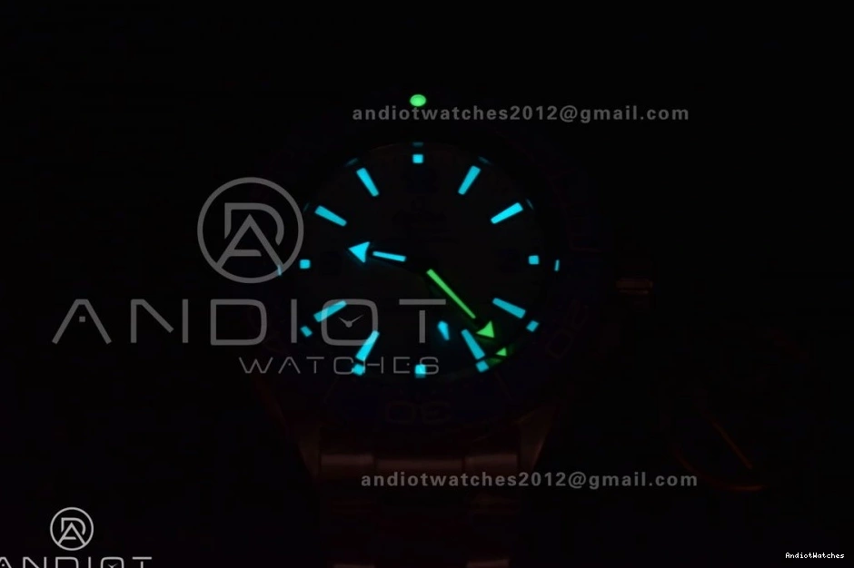 on Ceramic 1077 A SS Dial TF Ultra Deep Bezel NewStyle 6000M Best Blue SS 1:1 Edition White Bracelet Seamaster 0802